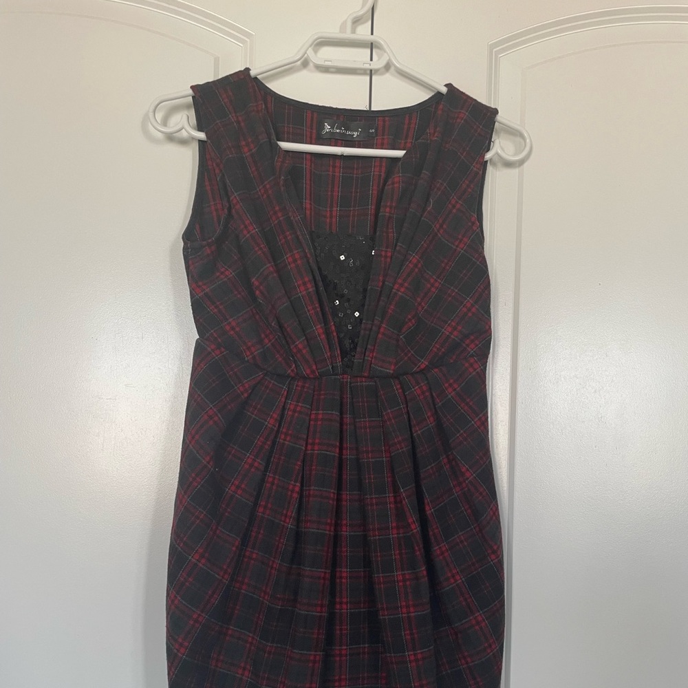 Plaid dress , size S